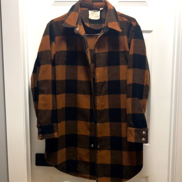 RD Style The Snap Button plaid jacket - Picture 4 of 9